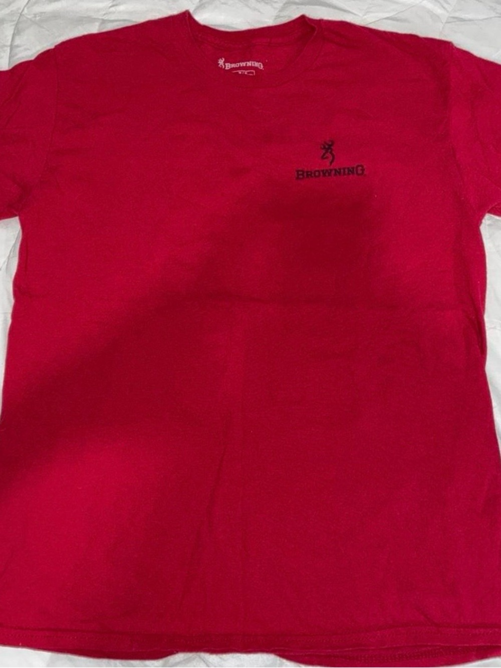 Browning Kids' Red Logo Tee